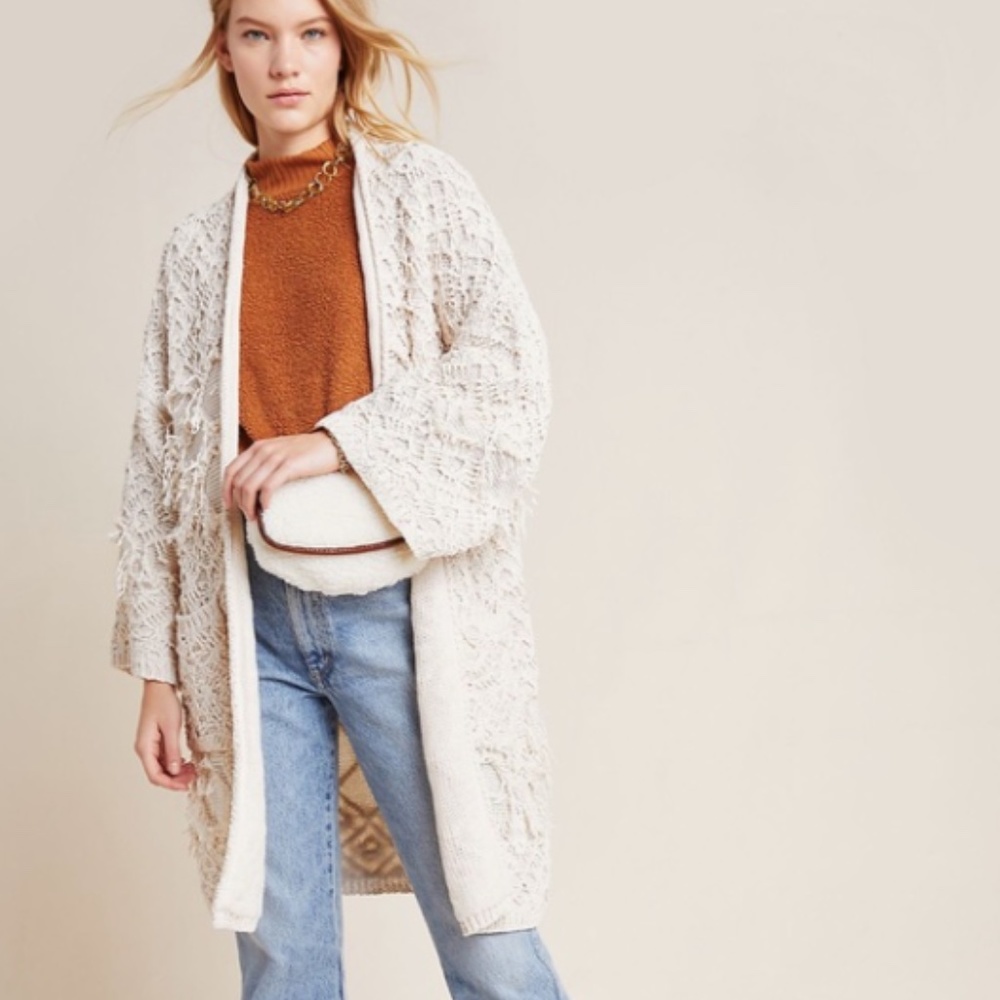 ANTHROPOLOGIE AKEMI KIN TEXTURED CARDIGAN OS/NWOT